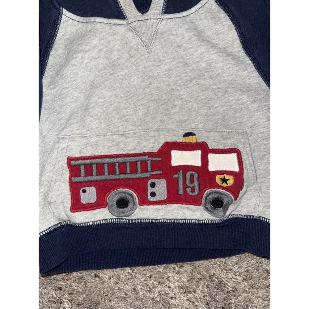 2-2017 Gymboree Baby Sweatshirts Firetruck & Dinosaur Size‎ 12-24 Months